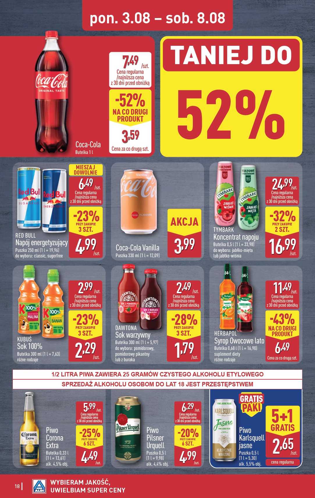 aldi - Nowa gazetka ALDI ważna od 03.08.2026 do 08.08.2026 - page: 18