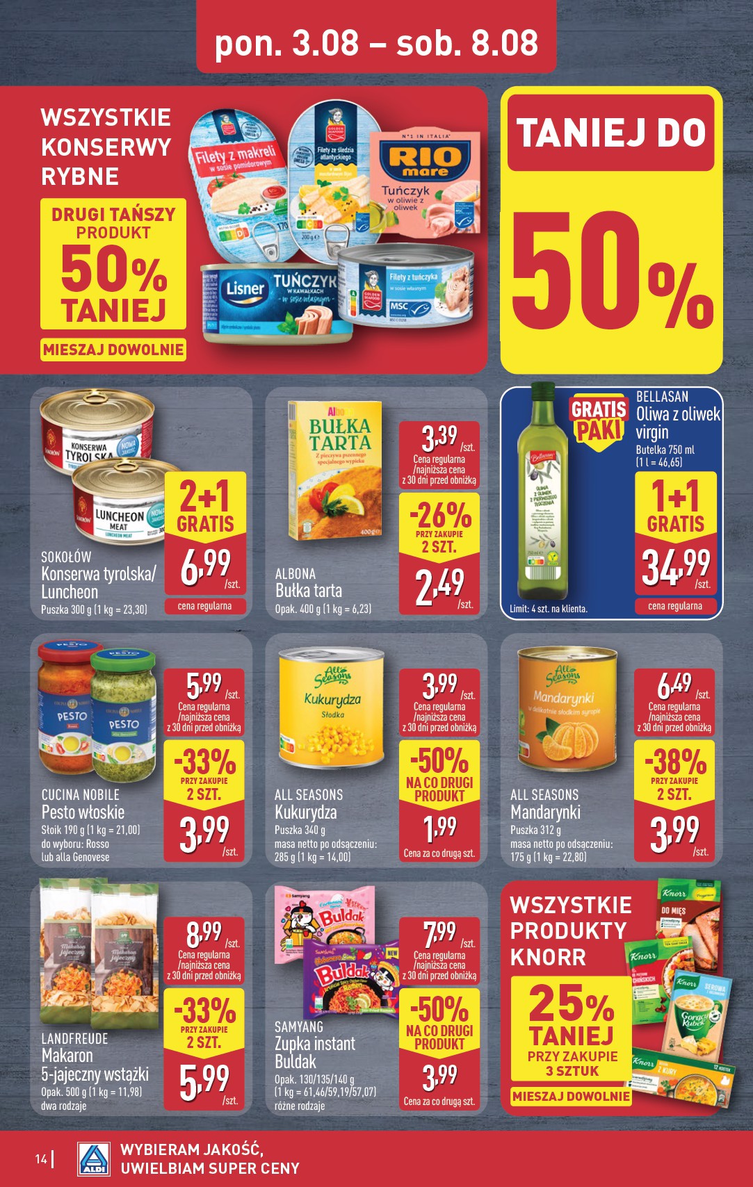 aldi - Nowa gazetka ALDI ważna od 03.08.2026 do 08.08.2026 - page: 14