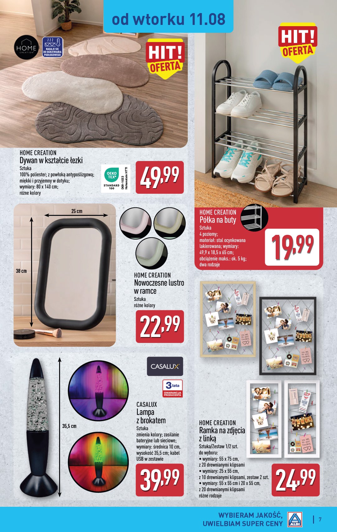 aldi - Nowa gazetka ALDI - Przygotuj się na kolejny tydzień ważna od 11.08.2026 do 13.08.2026 - page: 7