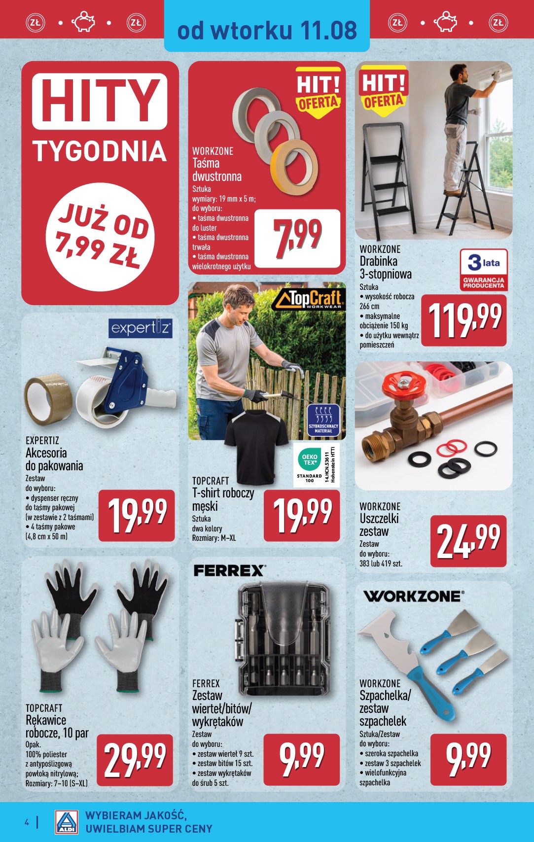 aldi - Nowa gazetka ALDI - Przygotuj się na kolejny tydzień ważna od 11.08.2026 do 13.08.2026 - page: 4