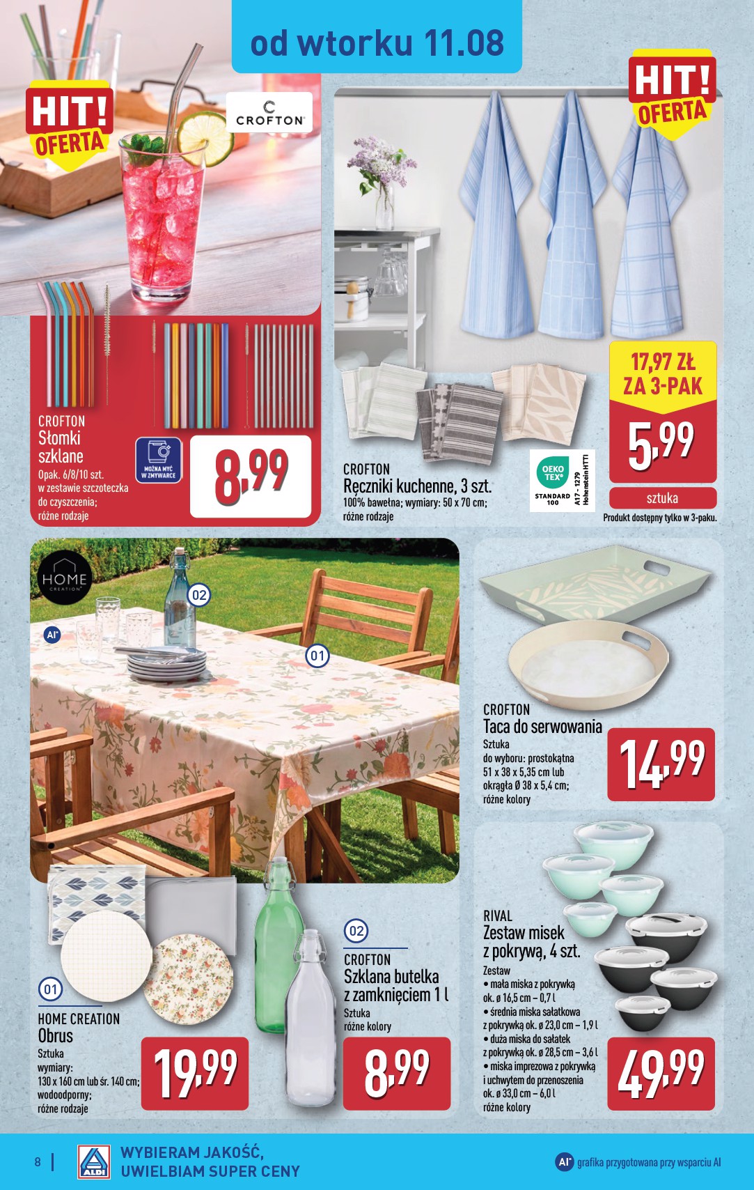 aldi - Nowa gazetka ALDI - Przygotuj się na kolejny tydzień ważna od 11.08.2026 do 13.08.2026 - page: 8