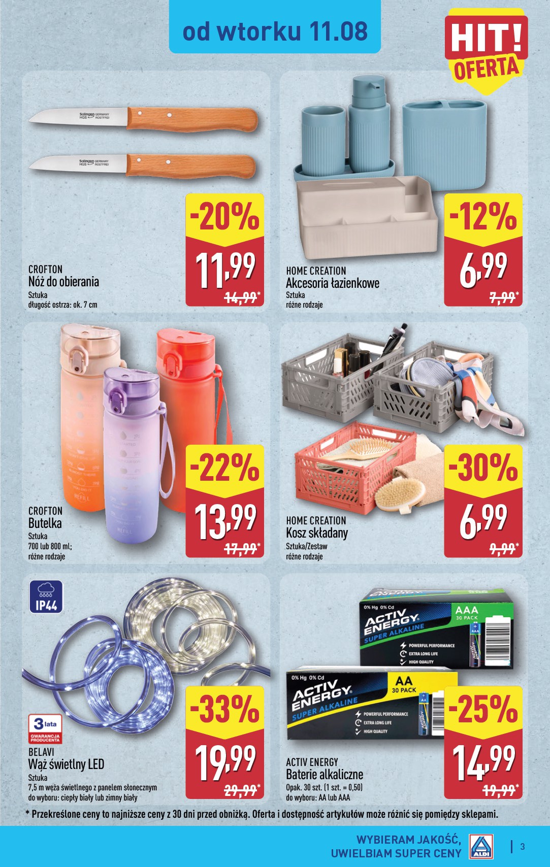 aldi - Nowa gazetka ALDI - Przygotuj się na kolejny tydzień ważna od 11.08.2026 do 13.08.2026 - page: 3