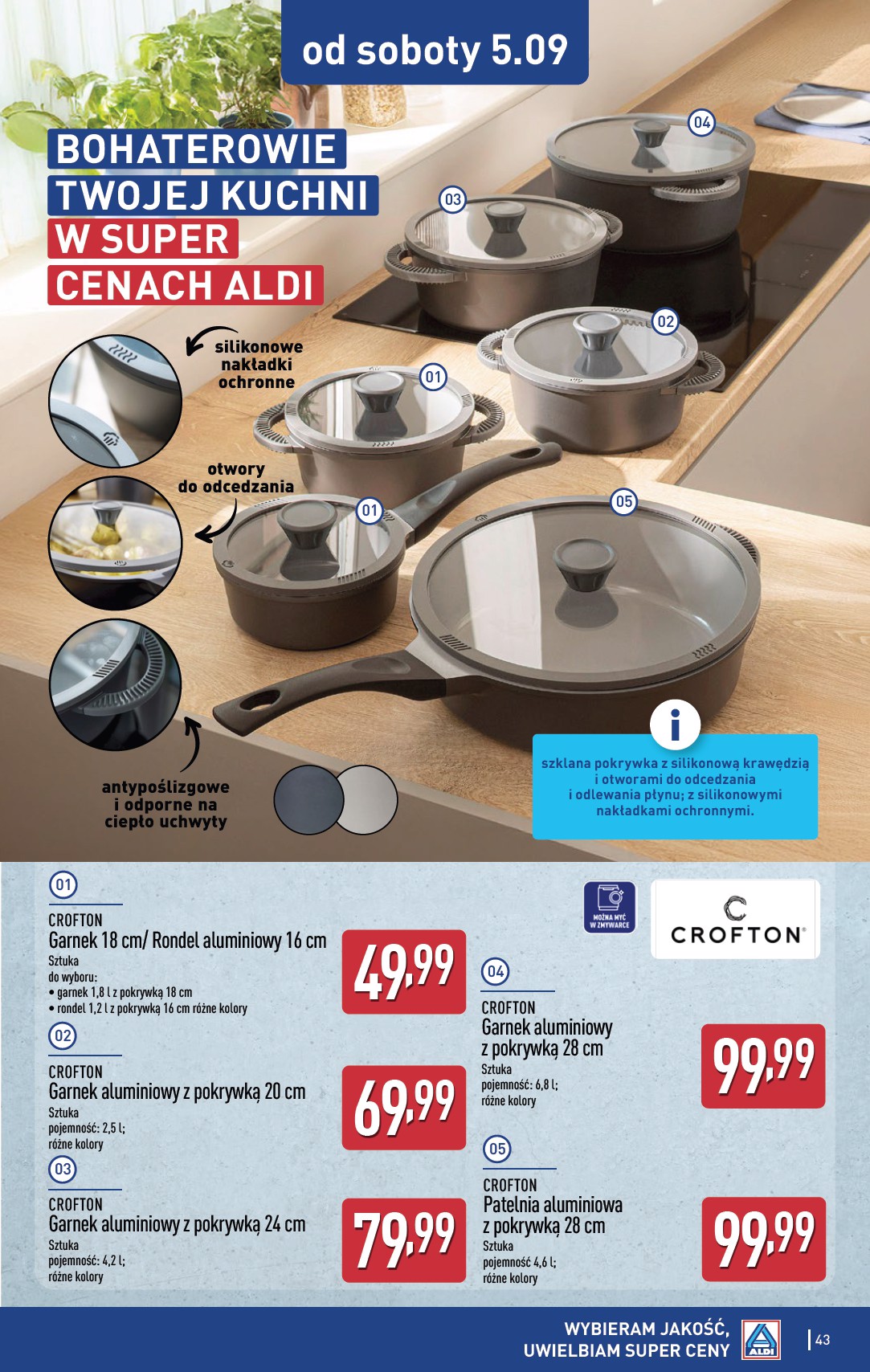 aldi - Aktualna gazetka ALDI ważna od 31.08.2026 do 05.09.2026 - page: 43