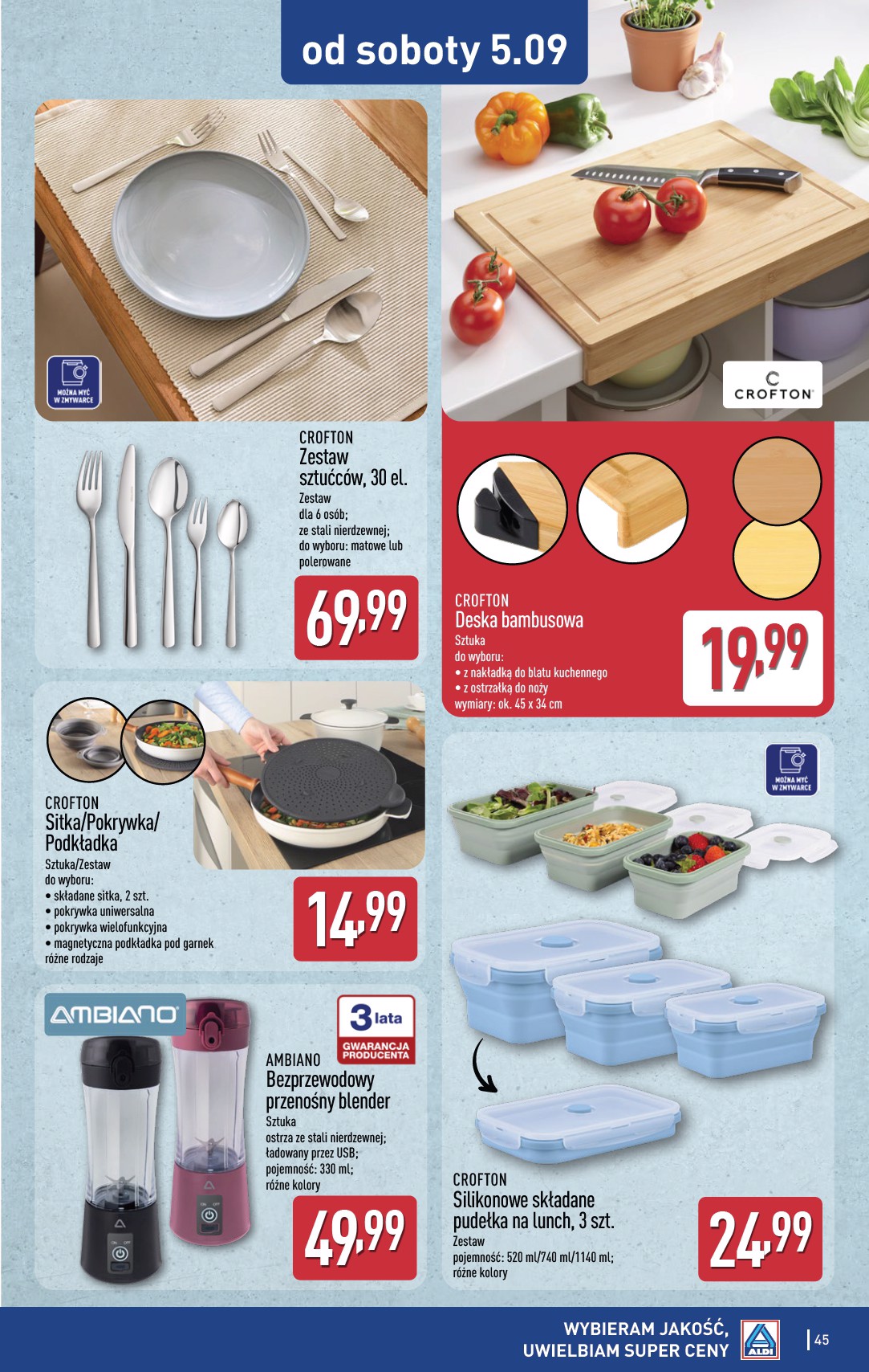 aldi - Aktualna gazetka ALDI ważna od 31.08.2026 do 05.09.2026 - page: 45