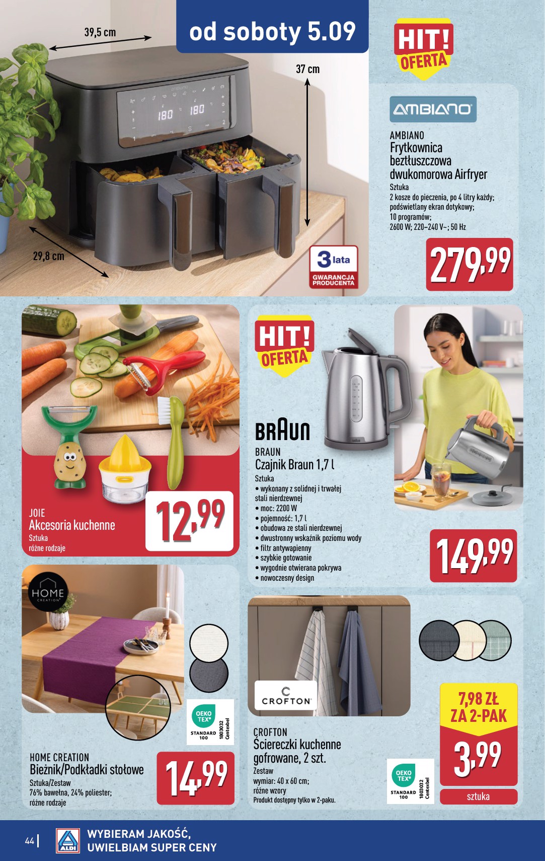 aldi - Aktualna gazetka ALDI ważna od 31.08.2026 do 05.09.2026 - page: 44