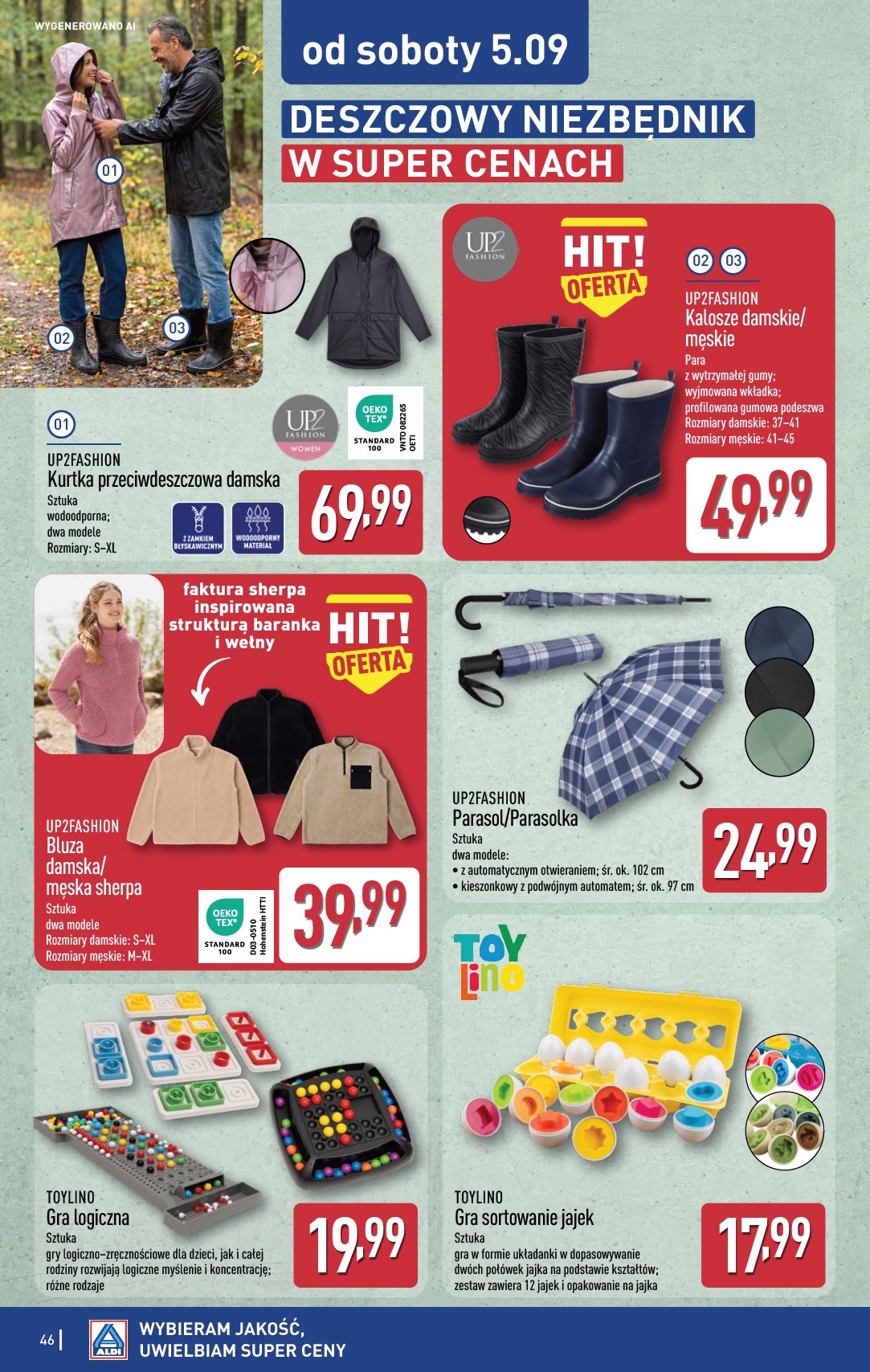 aldi - Aktualna gazetka ALDI ważna od 31.08.2026 do 05.09.2026 - page: 46