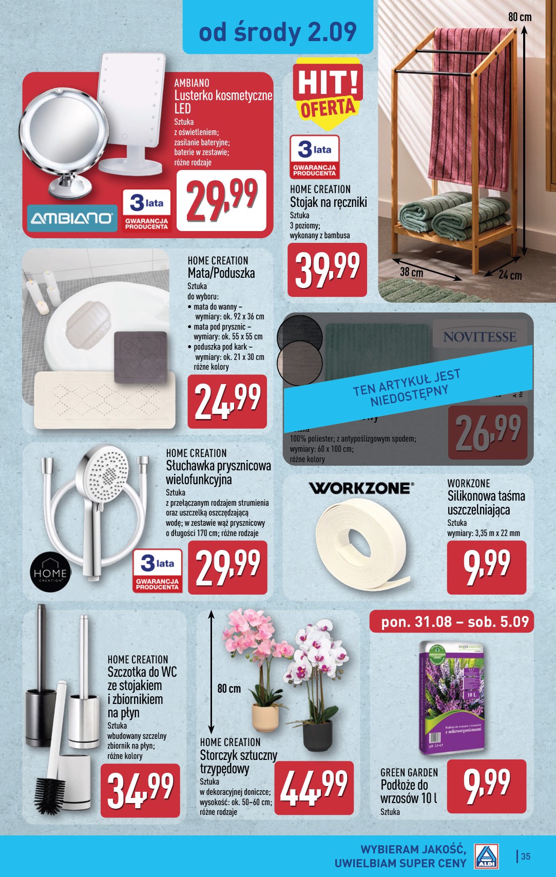aldi - Aktualna gazetka ALDI ważna od 31.08.2026 do 05.09.2026 - page: 35