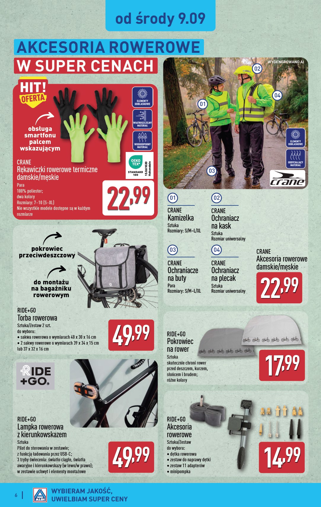 aldi - Nowa gazetka ALDI - Artykuły przemysłowe i tekstylia ważna od 09.09.2026 do 12.09.2026 - page: 6