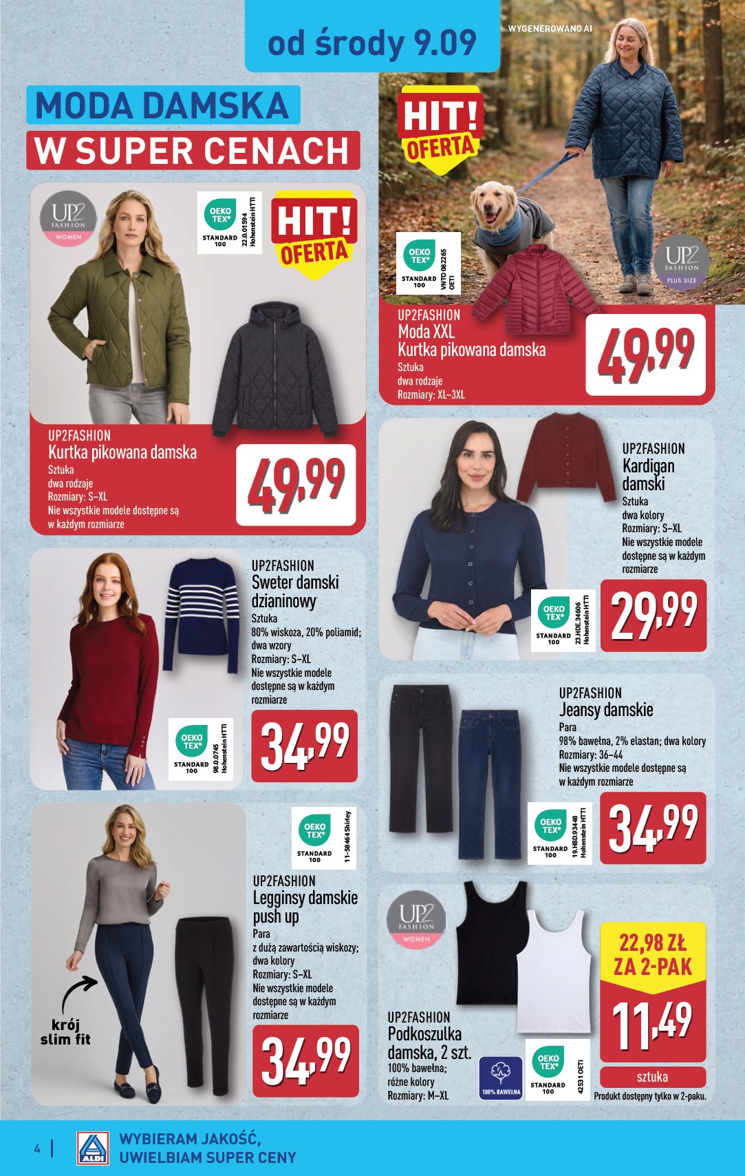 aldi - Nowa gazetka ALDI - Artykuły przemysłowe i tekstylia ważna od 09.09.2026 do 12.09.2026 - page: 4