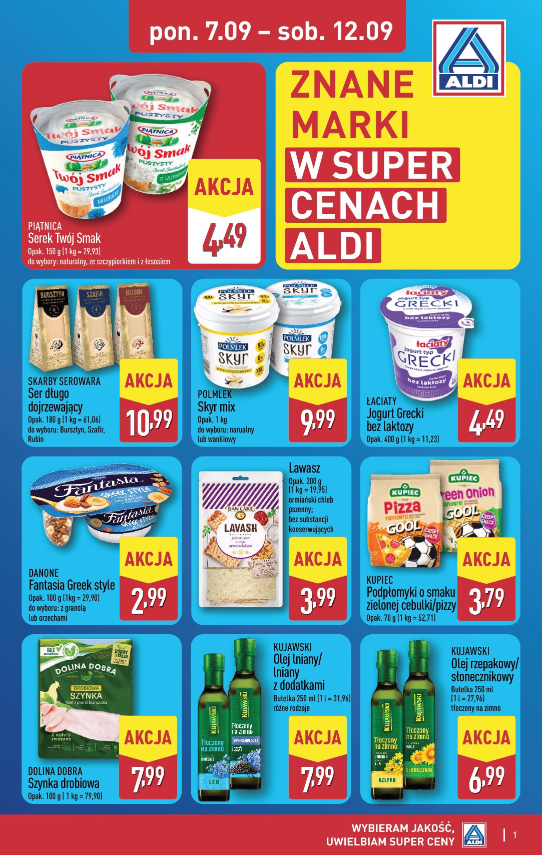 aldi - Nowa gazetka ALDI - Oferta specjalna ważna od 07.09.2026 do 12.09.2026