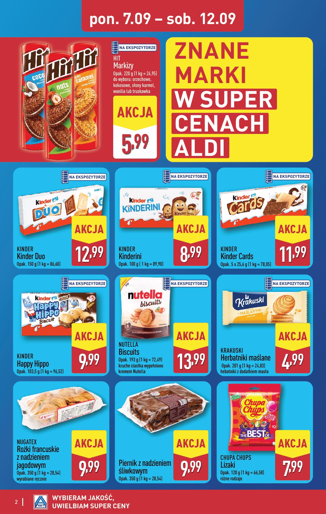 aldi - Nowa gazetka ALDI - Oferta specjalna ważna od 07.09.2026 do 12.09.2026 - page: 2