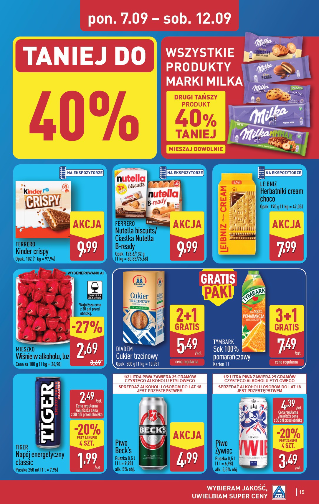 aldi - Nowa gazetka ALDI ważna od 07.09.2026 do 12.09.2026 - page: 15