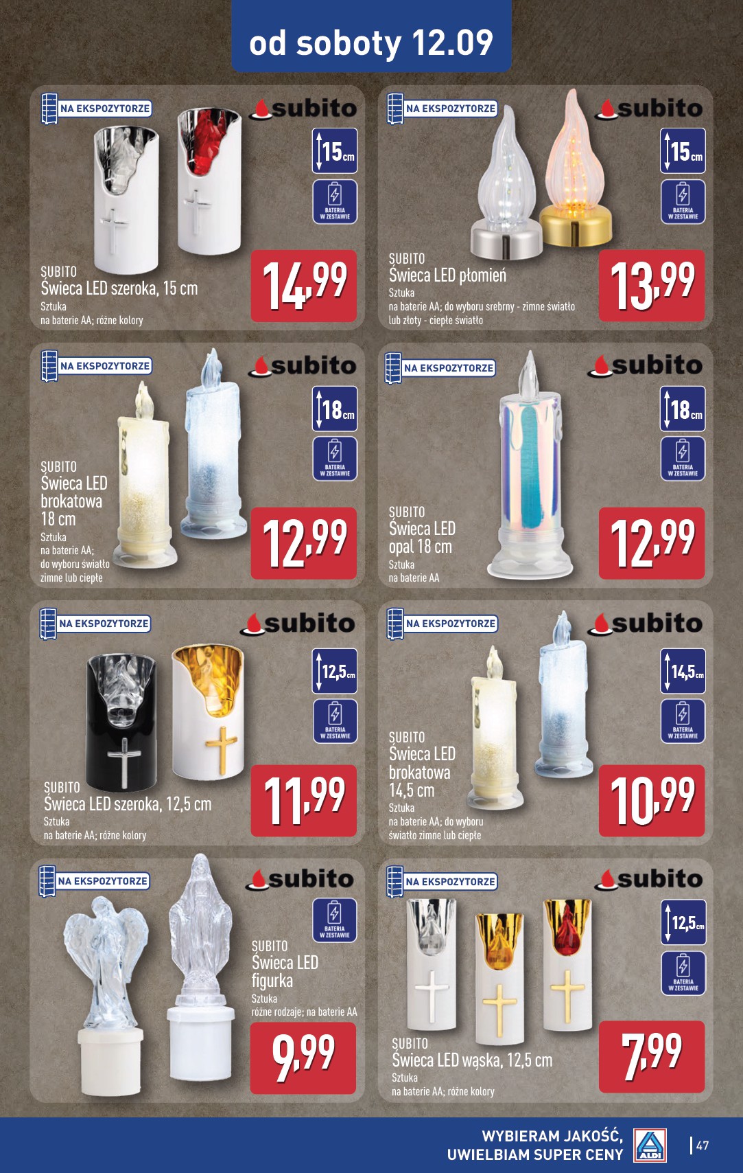 aldi - Nowa gazetka ALDI ważna od 07.09.2026 do 12.09.2026 - page: 47