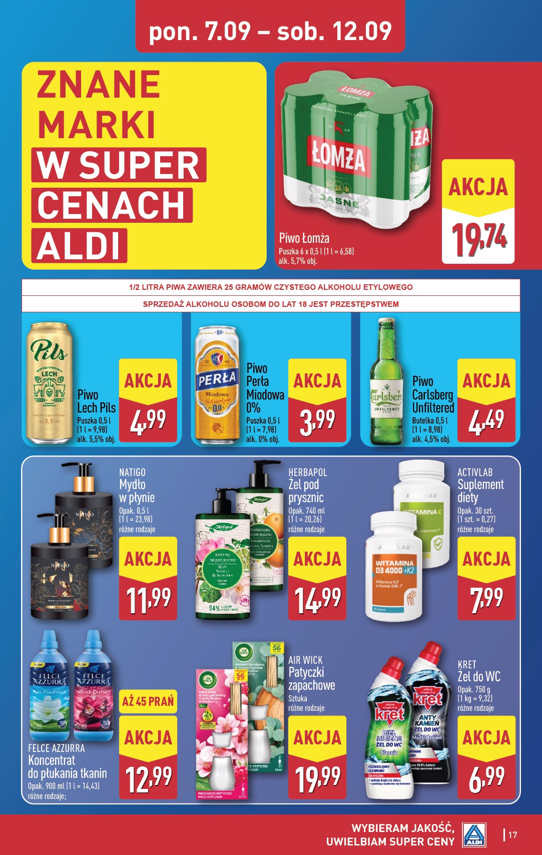aldi - Nowa gazetka ALDI ważna od 07.09.2026 do 12.09.2026 - page: 17