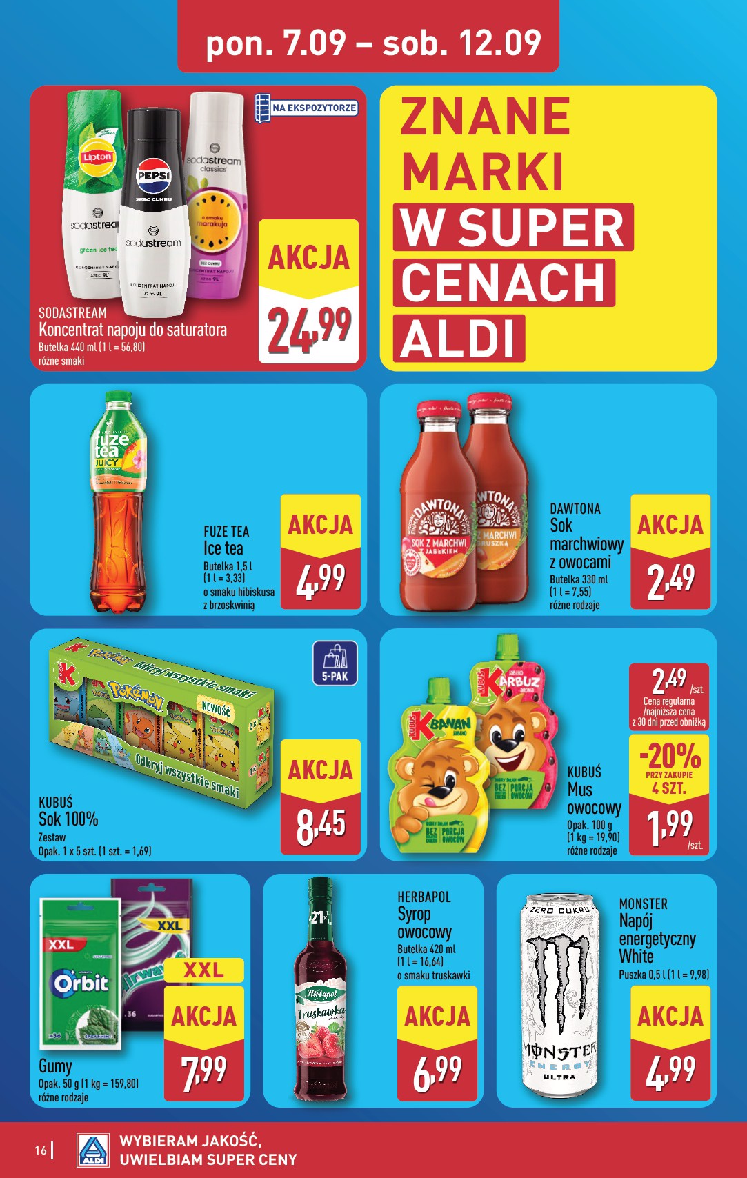 aldi - Nowa gazetka ALDI ważna od 07.09.2026 do 12.09.2026 - page: 16