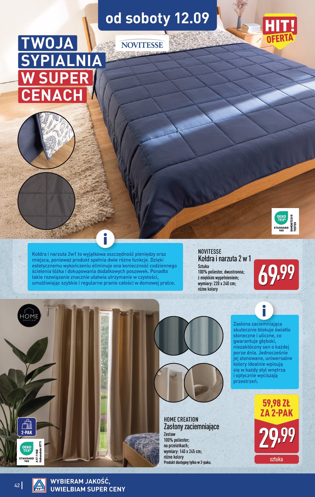 aldi - Nowa gazetka ALDI ważna od 07.09.2026 do 12.09.2026 - page: 42