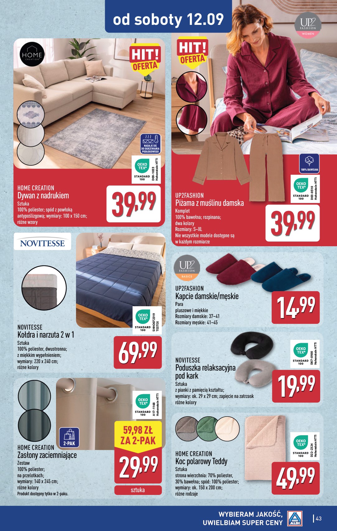aldi - Nowa gazetka ALDI ważna od 07.09.2026 do 12.09.2026 - page: 43
