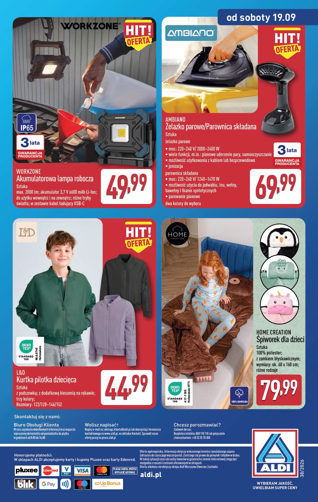 aldi - Nowa gazetka ALDI - Artykuły przemysłowe i tekstylia ważna od 16.09.2026 do 19.09.2026 - page: 18
