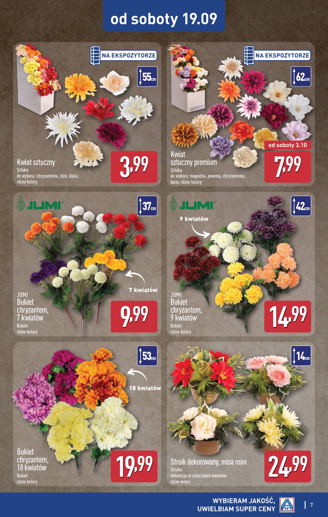 aldi - Nowa gazetka ALDI - Znicze i stroiki ważna od 12.09.2026 do 30.09.2026 - page: 7