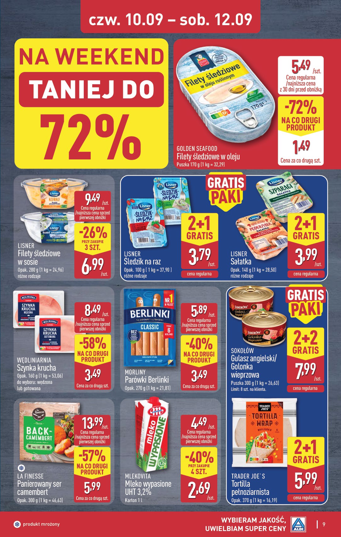 aldi - Nowa gazetka ALDI - Oferta weekendowa ważna od 10.09.2026 do 12.09.2026 - page: 9