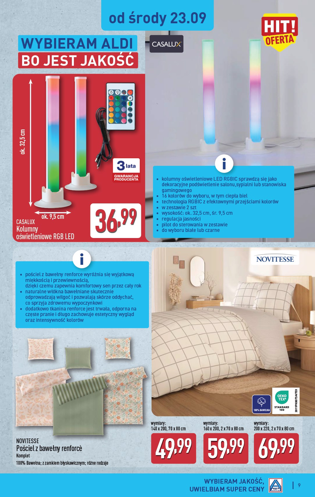 aldi - Nowa gazetka ALDI - Przygotuj się na kolejny tydzień! ważna od 21.09.2026 do 26.09.2026 - page: 9