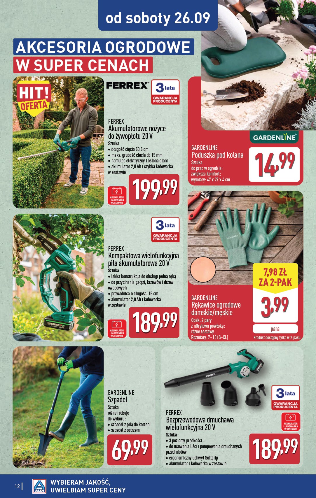 aldi - Nowa gazetka ALDI - Przygotuj się na kolejny tydzień! ważna od 21.09.2026 do 26.09.2026 - page: 12