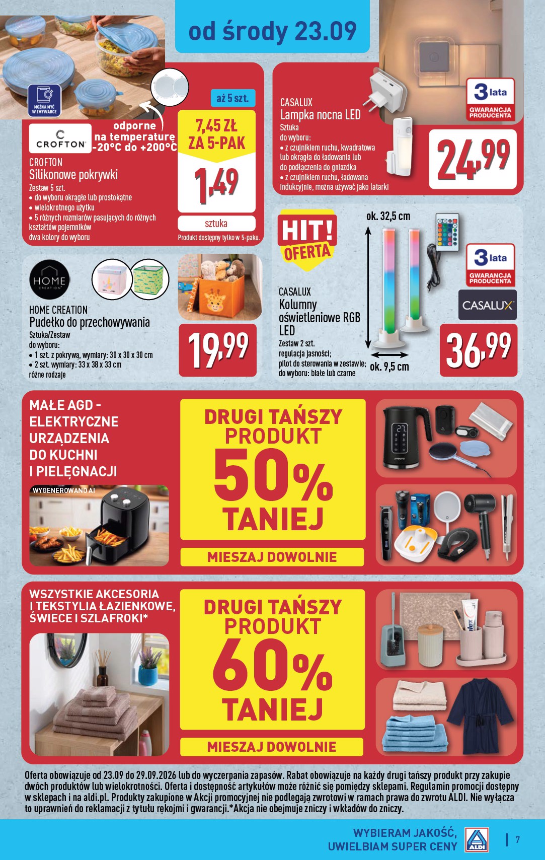 aldi - Nowa gazetka ALDI - Przygotuj się na kolejny tydzień! ważna od 21.09.2026 do 26.09.2026 - page: 7