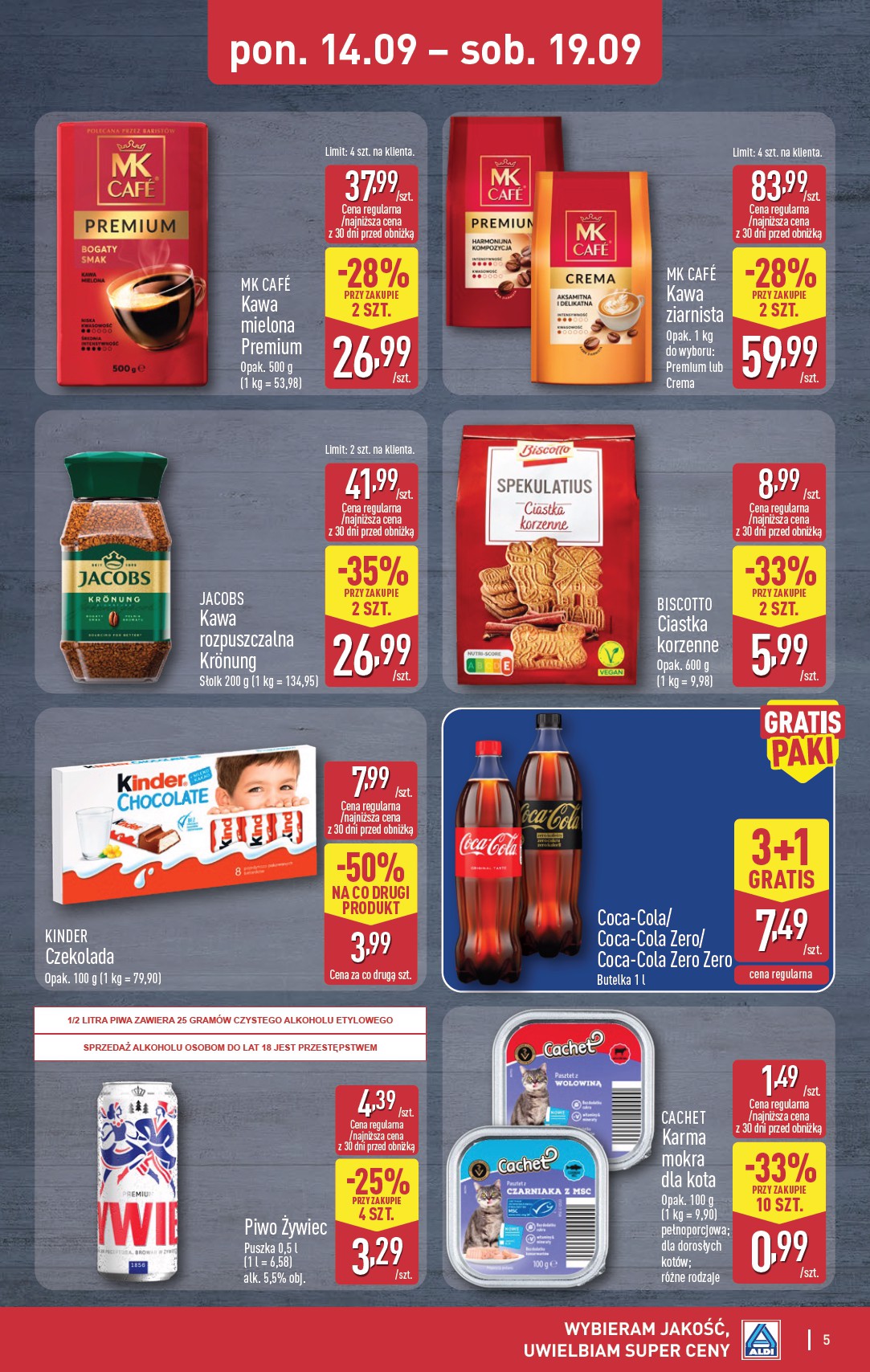 aldi - Aktualna gazetka ALDI - Oferta weekendowa ważna od 17.09.2026 do 19.09.2026 - page: 5