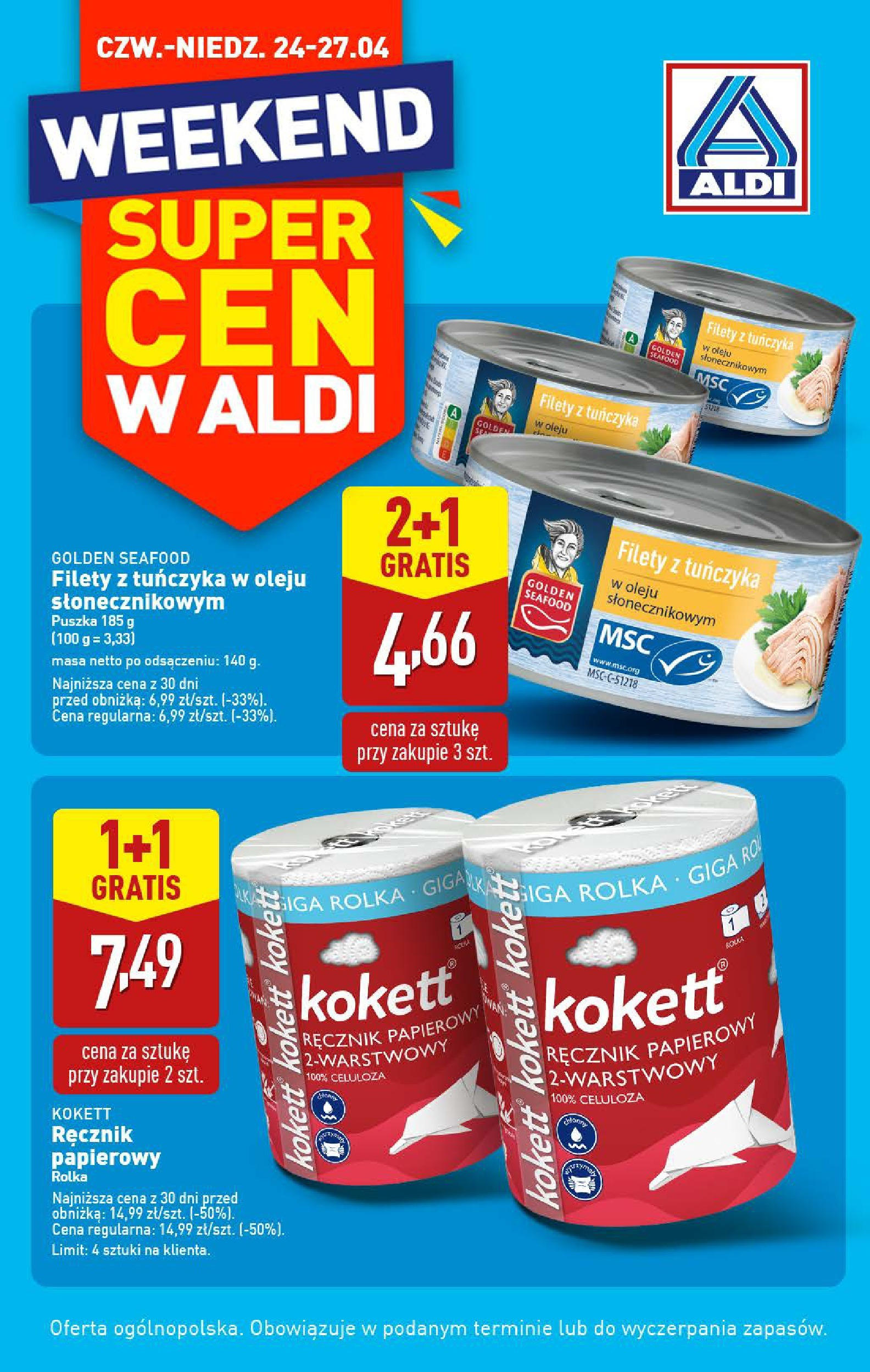 aldi - ALDI - Promocje od czwartku gazetka ważna od 24.04. - 27.04. - page: 4