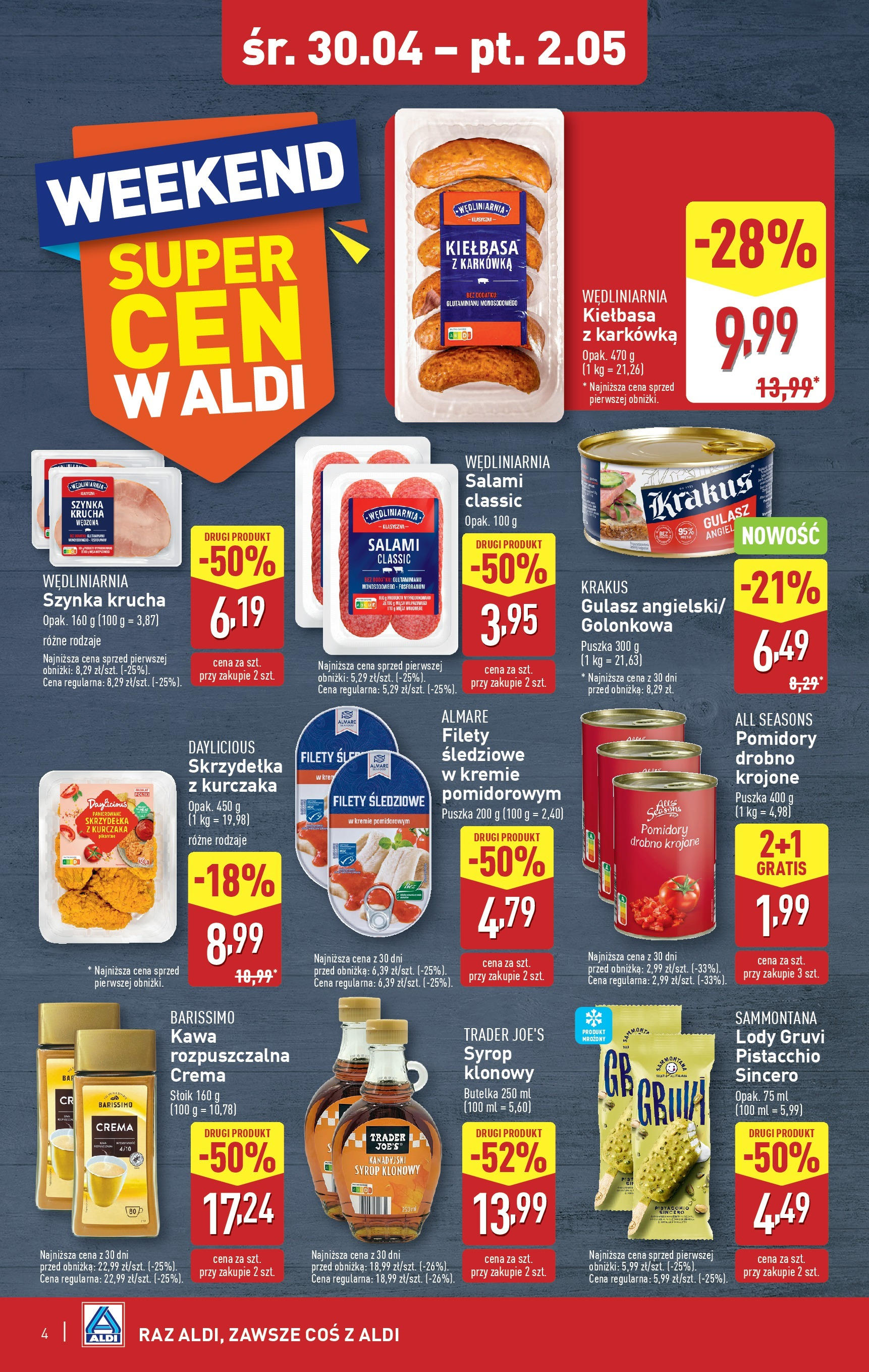 aldi - ALDI - Weekend gazetka ważna od 30.04. - 02.05. - page: 4