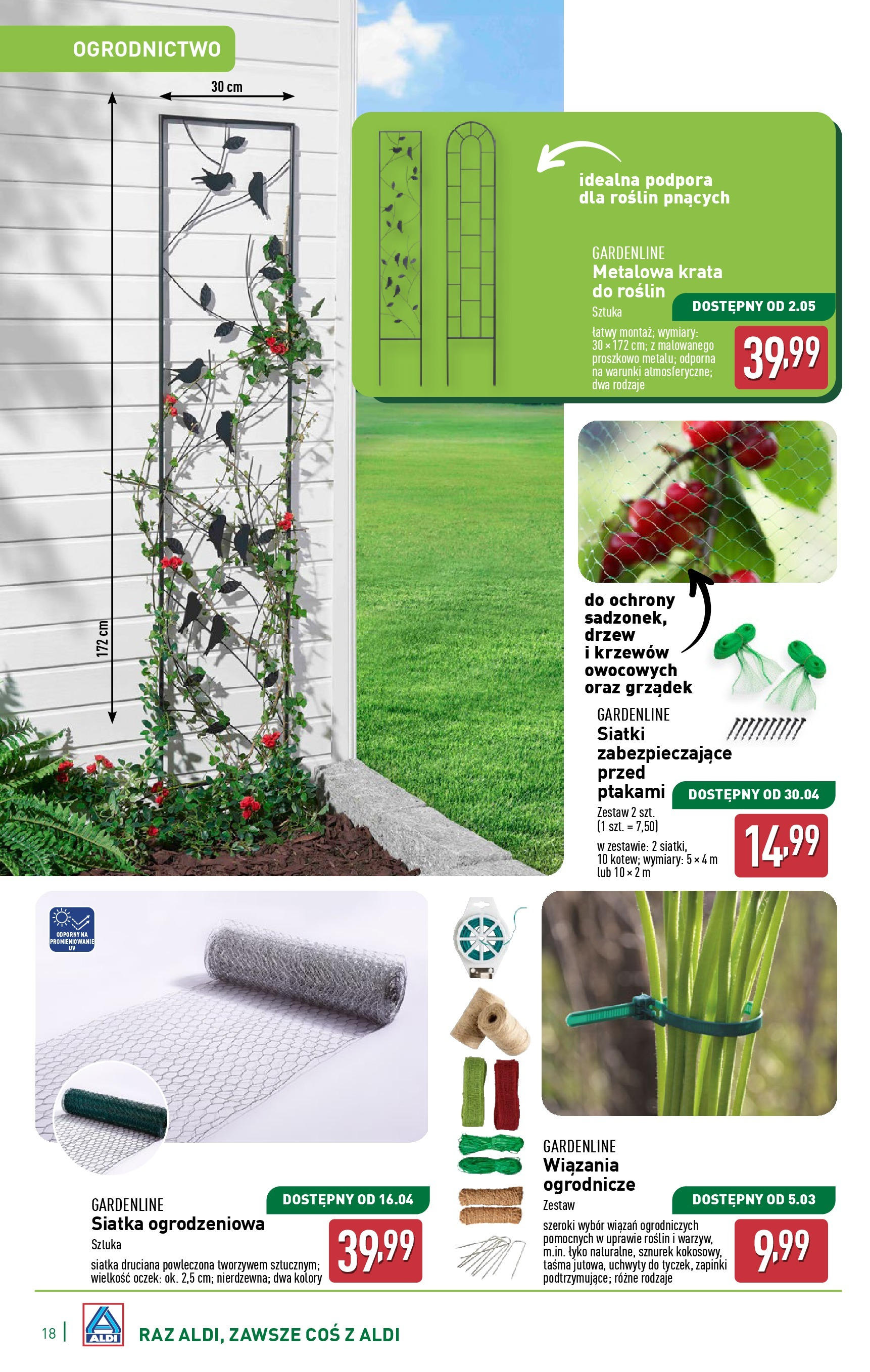 aldi - ALDI - Katalog ogrodowy gazetka ważna od 05.03. - 30.04. - page: 18 aldi - ALDI - Katalog ogrodowy gazetka ważna od 05.03. - 30.04. - page: 18
