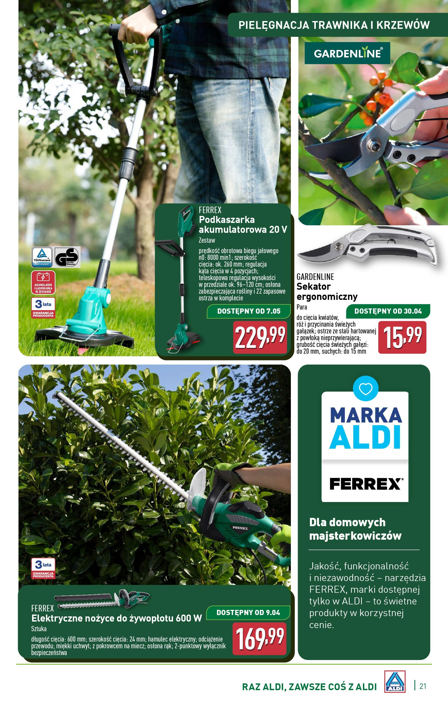 aldi - ALDI - Katalog ogrodowy gazetka ważna od 05.03. - 30.04. - page: 21 aldi - ALDI - Katalog ogrodowy gazetka ważna od 05.03. - 30.04. - page: 21