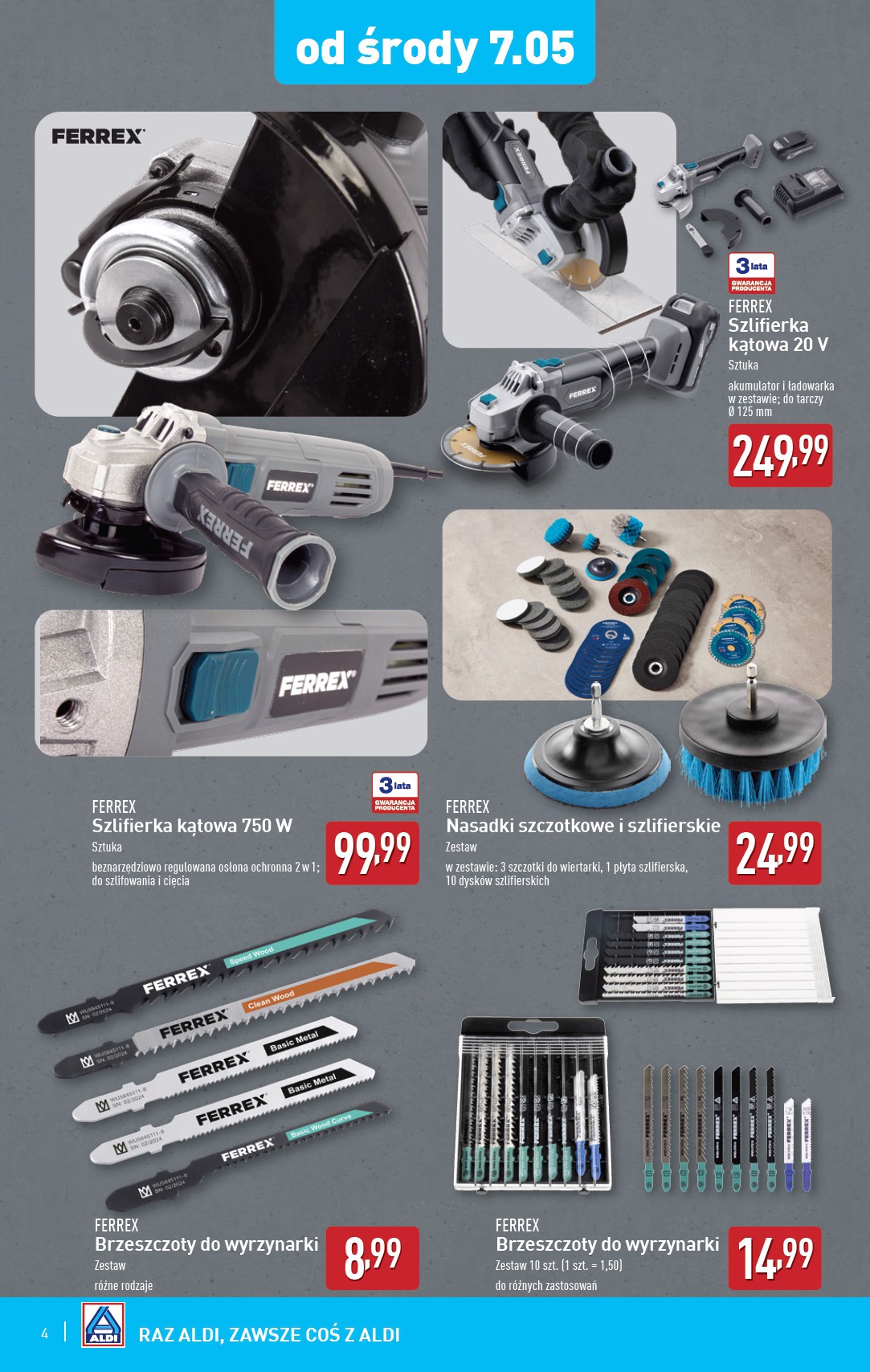 aldi - ALDI - Artykuły przemysłowe i tekstylia gazetka ważna od 07.05. - 10.05. - page: 4