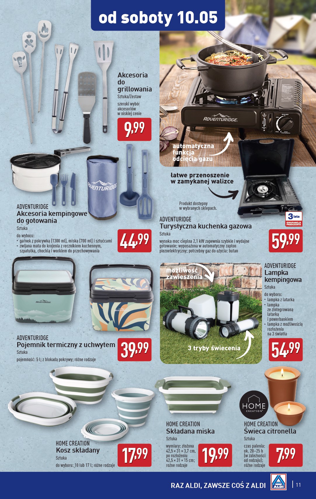 aldi - ALDI - Artykuły przemysłowe i tekstylia gazetka ważna od 07.05. - 10.05. - page: 11
