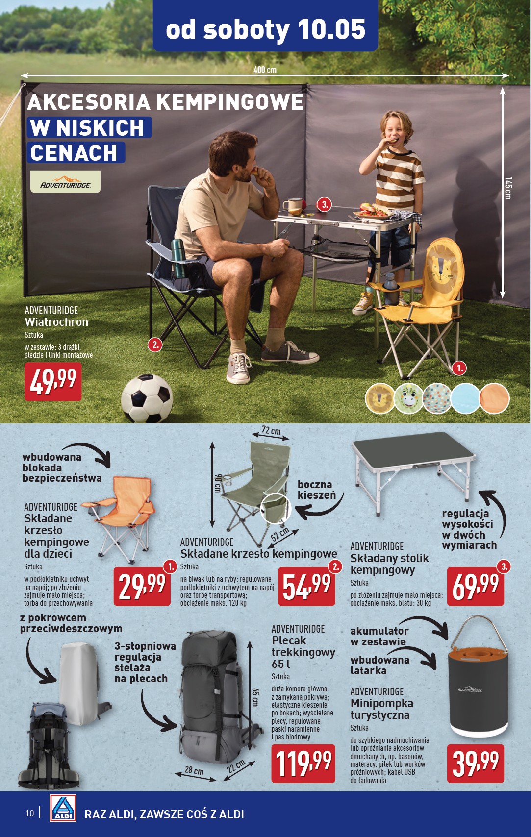 aldi - ALDI - Artykuły przemysłowe i tekstylia gazetka ważna od 07.05. - 10.05. - page: 10