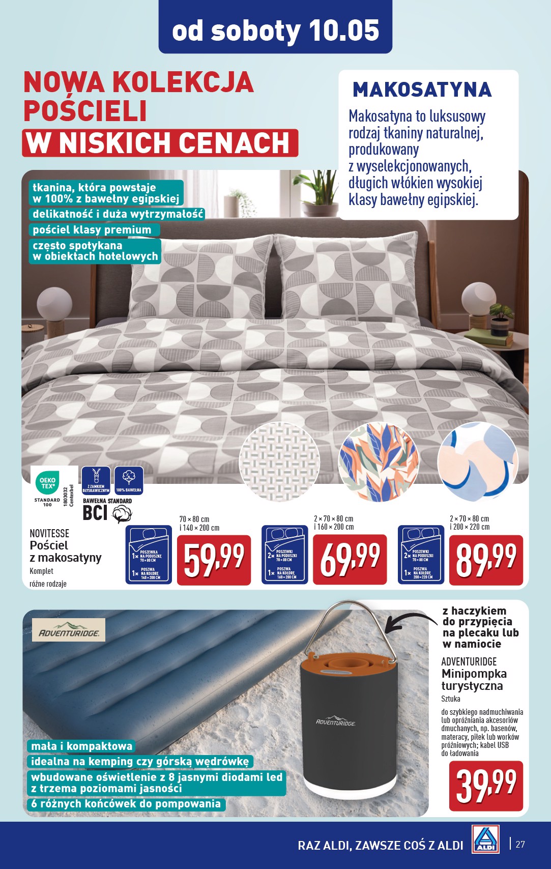 aldi - ALDI - Artykuły przemysłowe i tekstylia gazetka ważna od 07.05. - 10.05. - page: 3