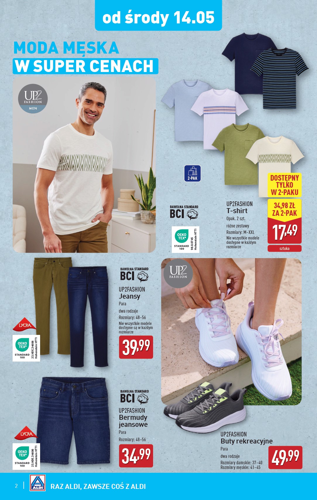 aldi - ALDI - Artykuły przemysłowe i tekstylia gazetka ważna od 14.05. - 17.05. - page: 2
