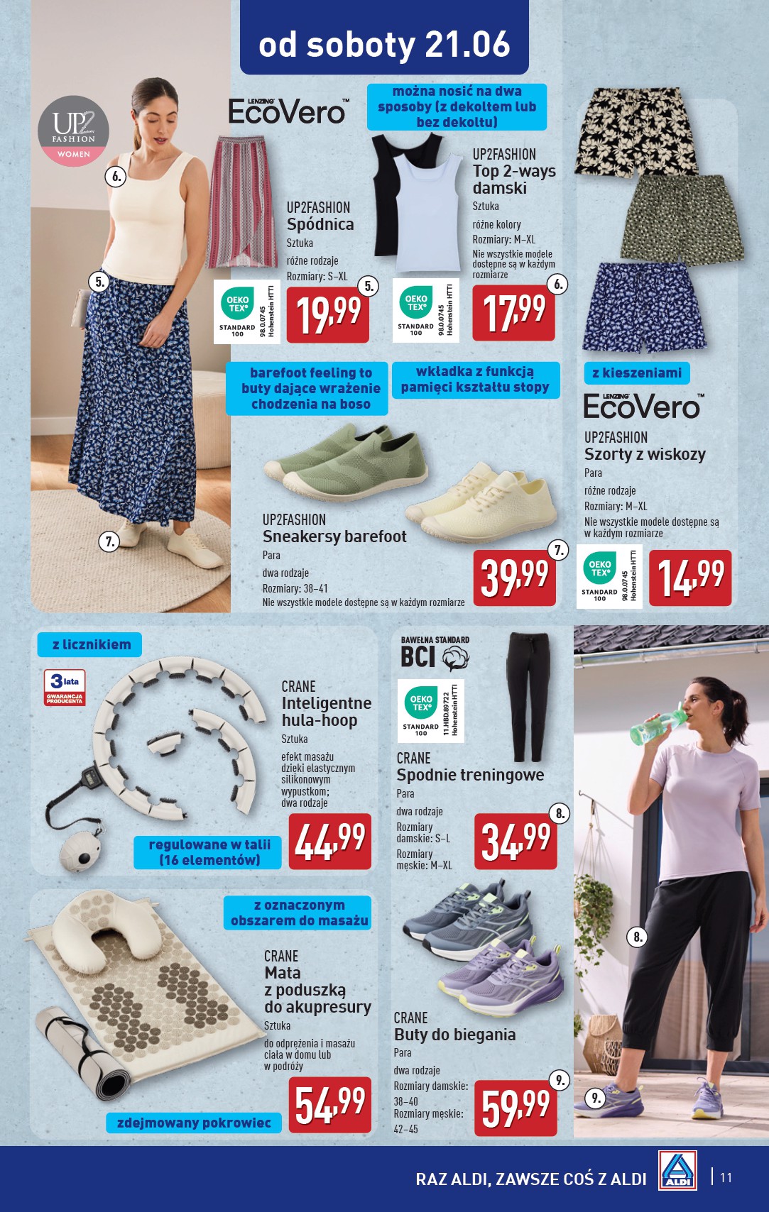 aldi - Gazetka ALDI - Artykuły przemysłowe i tekstylia ważna od 18.06. - 21.06. - page: 11