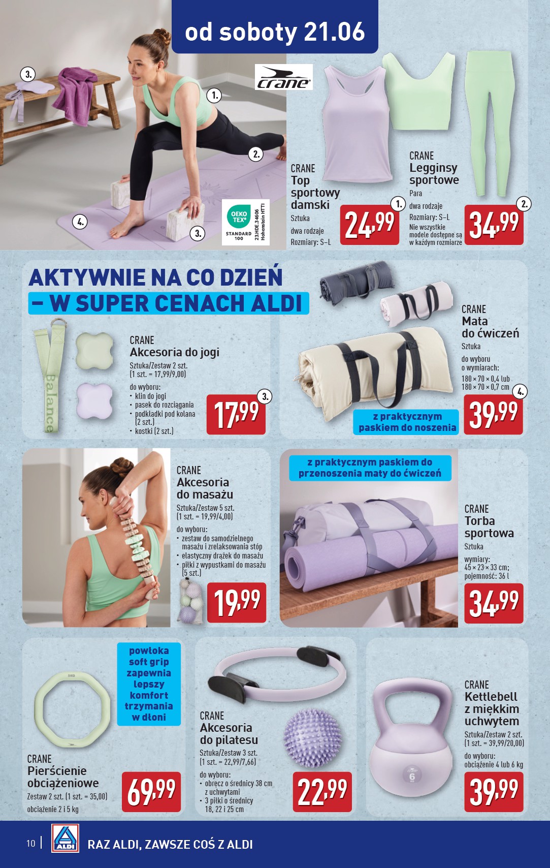 aldi - Gazetka ALDI - Artykuły przemysłowe i tekstylia ważna od 18.06. - 21.06. - page: 10