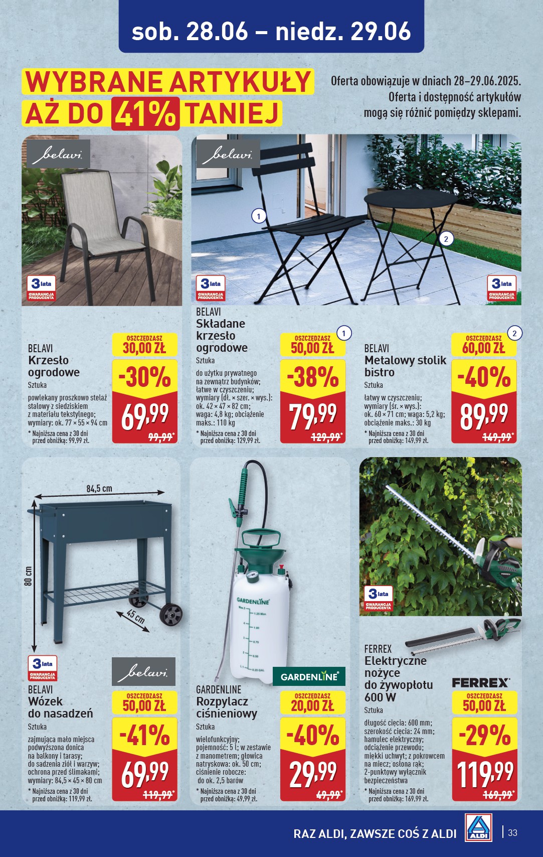 aldi - Gazetka ALDI ważna od 23.06. - 29.06. - page: 33 aldi - Gazetka ALDI ważna od 23.06. - 29.06. - page: 33