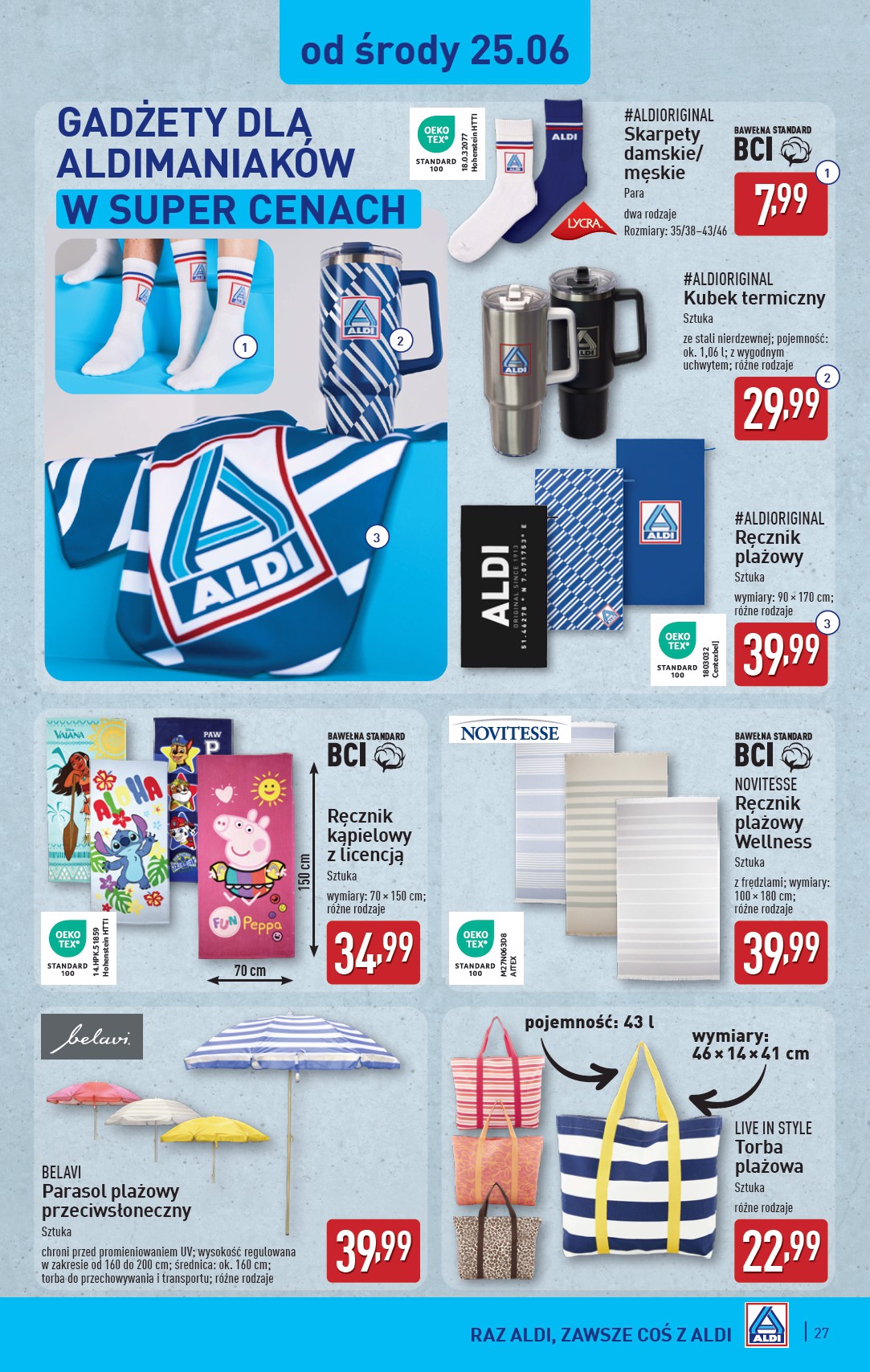 aldi - Gazetka ALDI ważna od 23.06. - 29.06. - page: 27 aldi - Gazetka ALDI ważna od 23.06. - 29.06. - page: 27