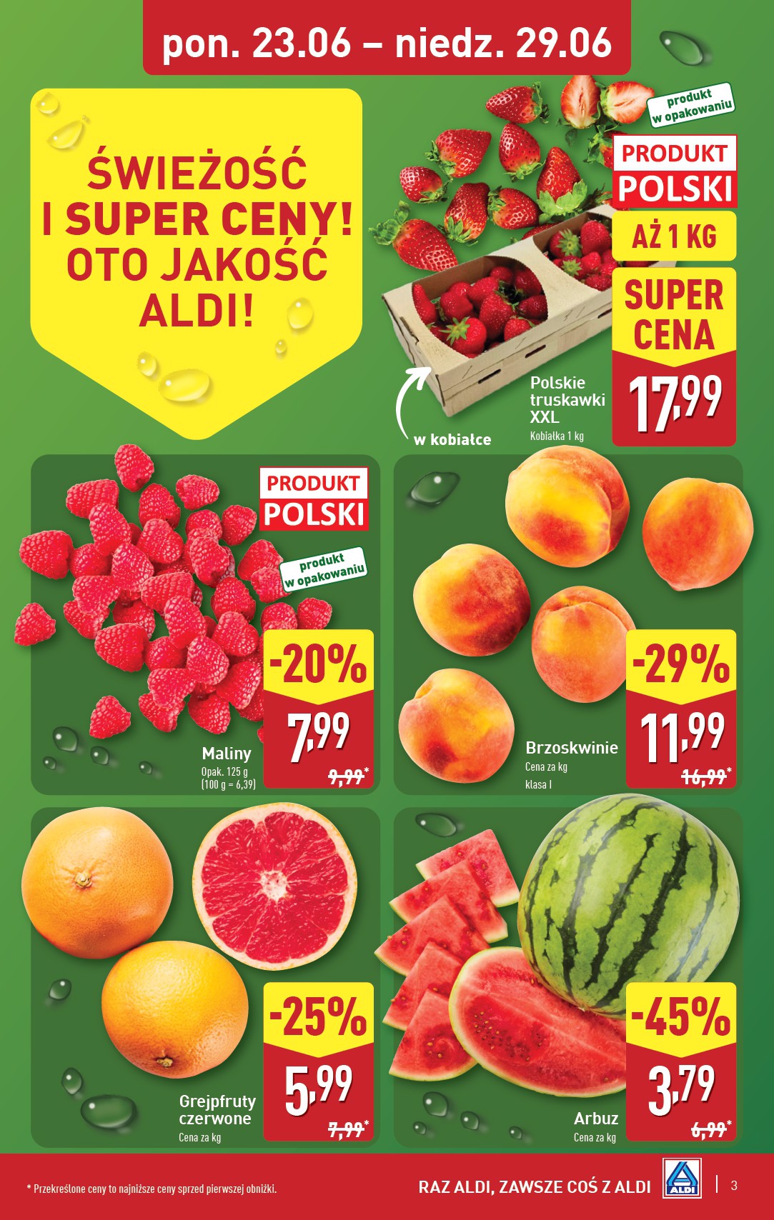 aldi - Gazetka ALDI ważna od 23.06. - 29.06. - page: 3 aldi - Gazetka ALDI ważna od 23.06. - 29.06. - page: 3