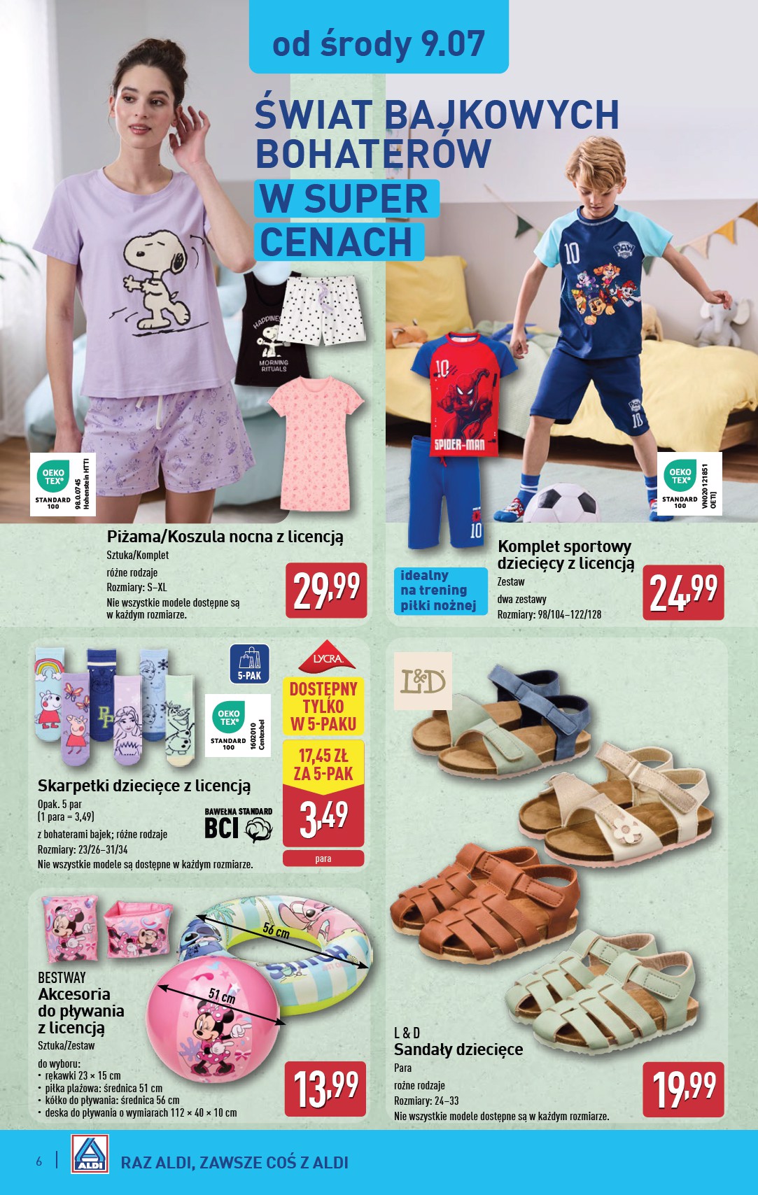 aldi - Gazetka ALDI - Artykuły przemysłowe i tekstylia ważna od 09.07. - 12.07. - page: 6