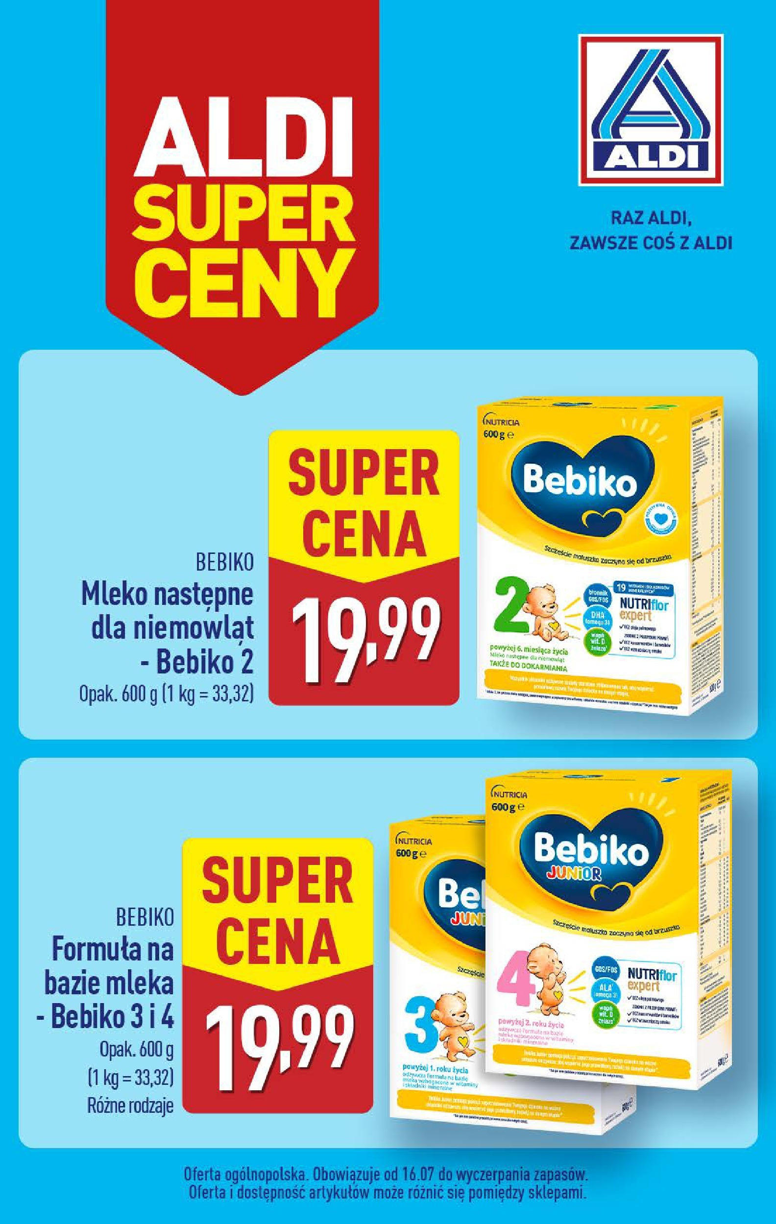 aldi - Gazetka ALDI - Bebiko ważna od 16.07. - 26.07.
