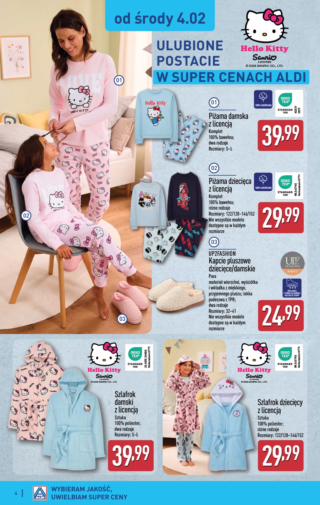 aldi - Gazetka ALDI - Artykuły przemysłowe i tekstylia - ważna od 04.02. do 07.02. - page: 4