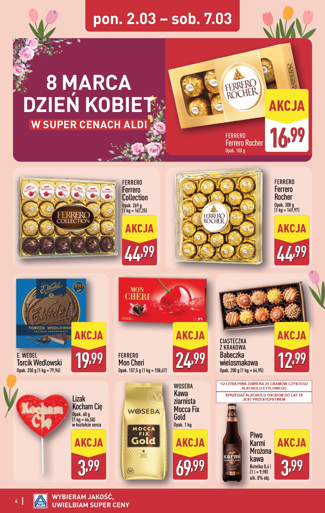 aldi - Gazetka ALDI - Dzień kobiet - ważna od 02.03.2026 do 07.03.2026 - page: 4