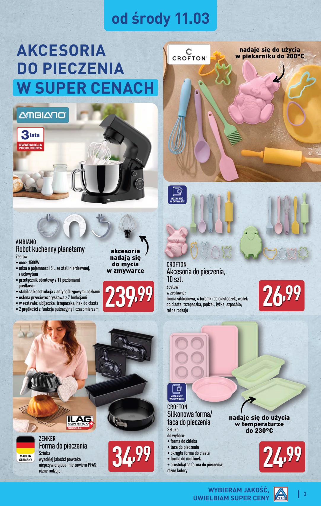 aldi - Gazetka ALDI - Artykuły przemysłowe i tekstylia - ważna od 11.03.2026 do 14.03.2026 - page: 3