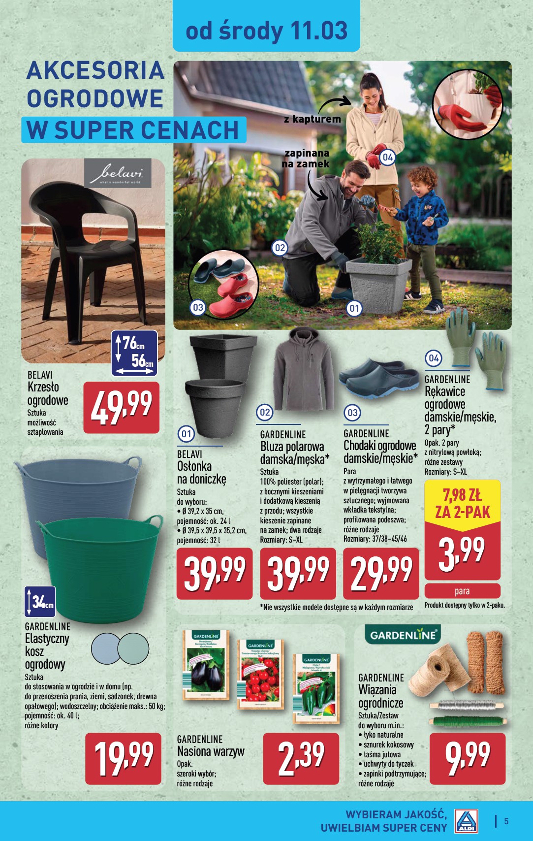 aldi - Gazetka ALDI - Artykuły przemysłowe i tekstylia - ważna od 11.03.2026 do 14.03.2026 - page: 5