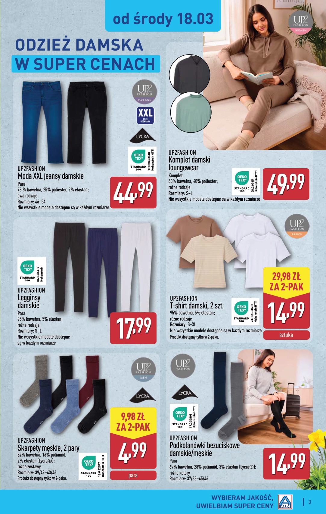 aldi - Gazetka ALDI - Artykuły przemysłowe i tekstylia - ważna od 18.03.2026 do 21.03.2026 - page: 3