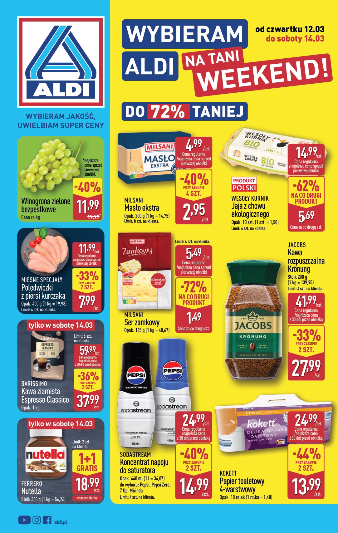 aldi - Gazetka ALDI - Oferta weekendowa - ważna od 12.03.2026 do 14.03.2026